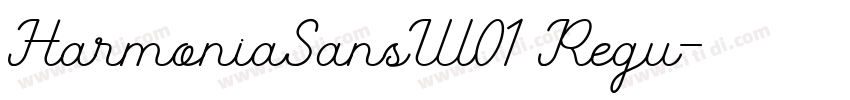 HarmoniaSansW01 Regu字体转换